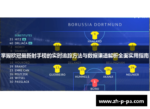 掌握欧冠最新射手榜的实时追踪方法与数据渠道解析全面实用指南 掌握欧冠最新射手榜的实时追踪方法与数据渠道解析全面实用指南